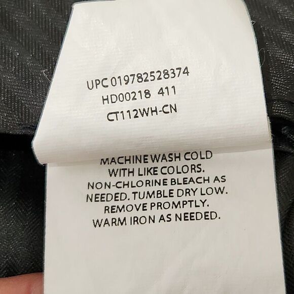 Haggar Dress Pants For Mens Size 38x29 Blue Navy Flat Front - Picture 15 of 15